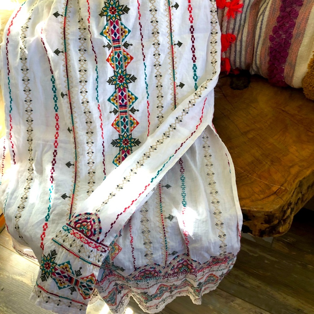 Johnny Was JWLA Verena Linen Skirt